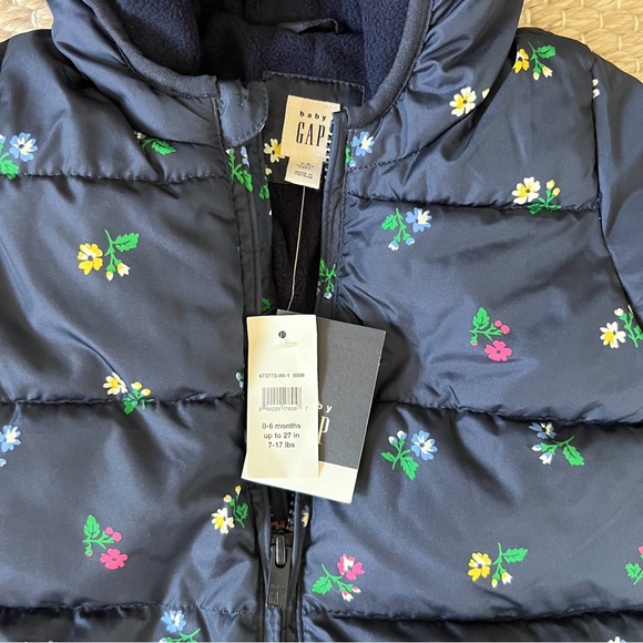 NWT Gap Puffer Floral Bunting - Picture 4 of 5